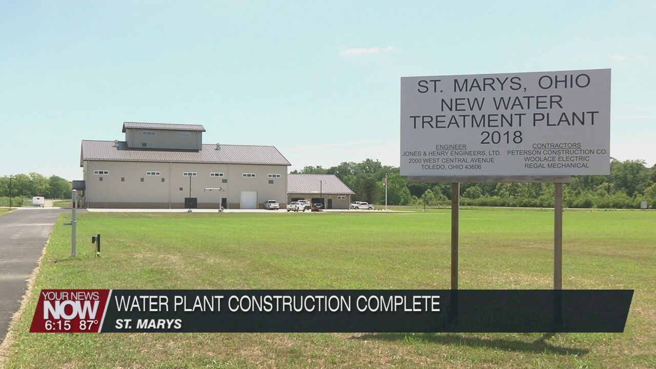 St. Marys Water Plant running full steam ahead